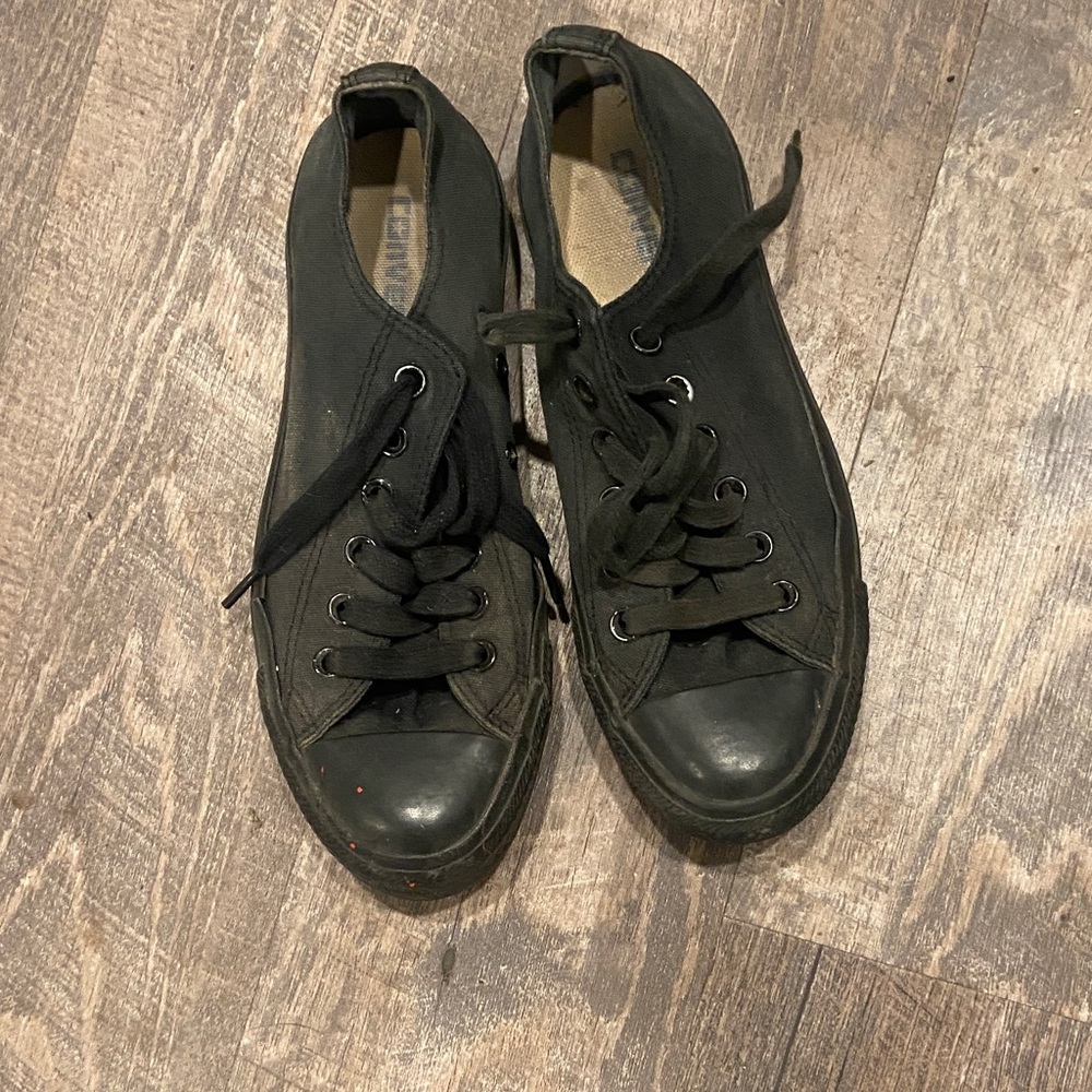 Converse Men's Black Canvas Sneakers